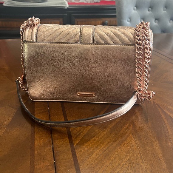 Rebecca Minkoff rose gold handbag. Never used. NWT - Picture 6 of 6